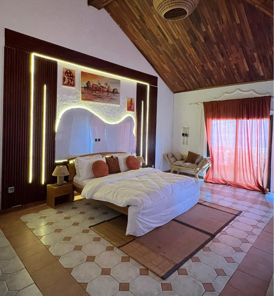 Chambre vue océan Hôtel Chemoa Grand-Bassam
